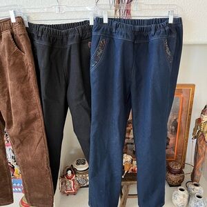 3 Pair Fleece Lined Pants.